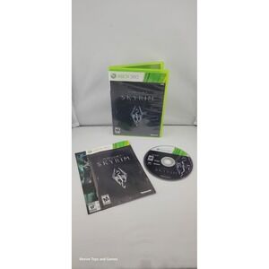 The Elder Scrolls V: Skyrim  (Microsoft Xbox 360, 2011) CIB‎ Complete Tested